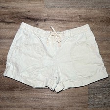 New York  Company Women's Linen Khaki Mid Rise Shorts Size 4