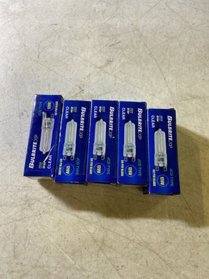 Bulbrite 860828: (5) 40W Dimmable T4 G9 Halogen Bulbs - 500 Lumens, 2900K Clear
