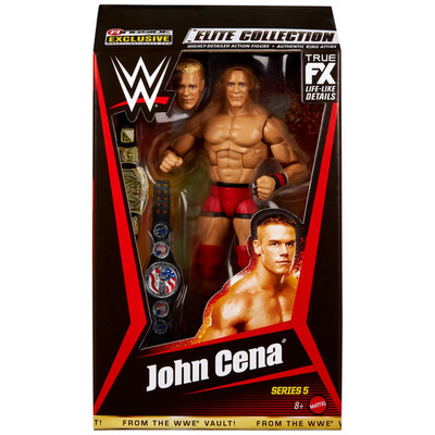 WWE - Prototype John Cena Wrestling Figur - Mattel - From the Vault *Brandneu*
