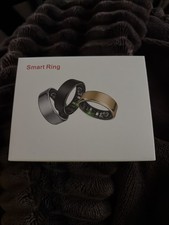 Smart Ring Heart Rate Blood Oxygen Sleep Monitor, Unisex, Size 9 Color Black