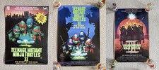 Teenage Mutant Ninja Turtles Movie Poster Bundle Lot X3 TMNT 1990s Vintage 90s
