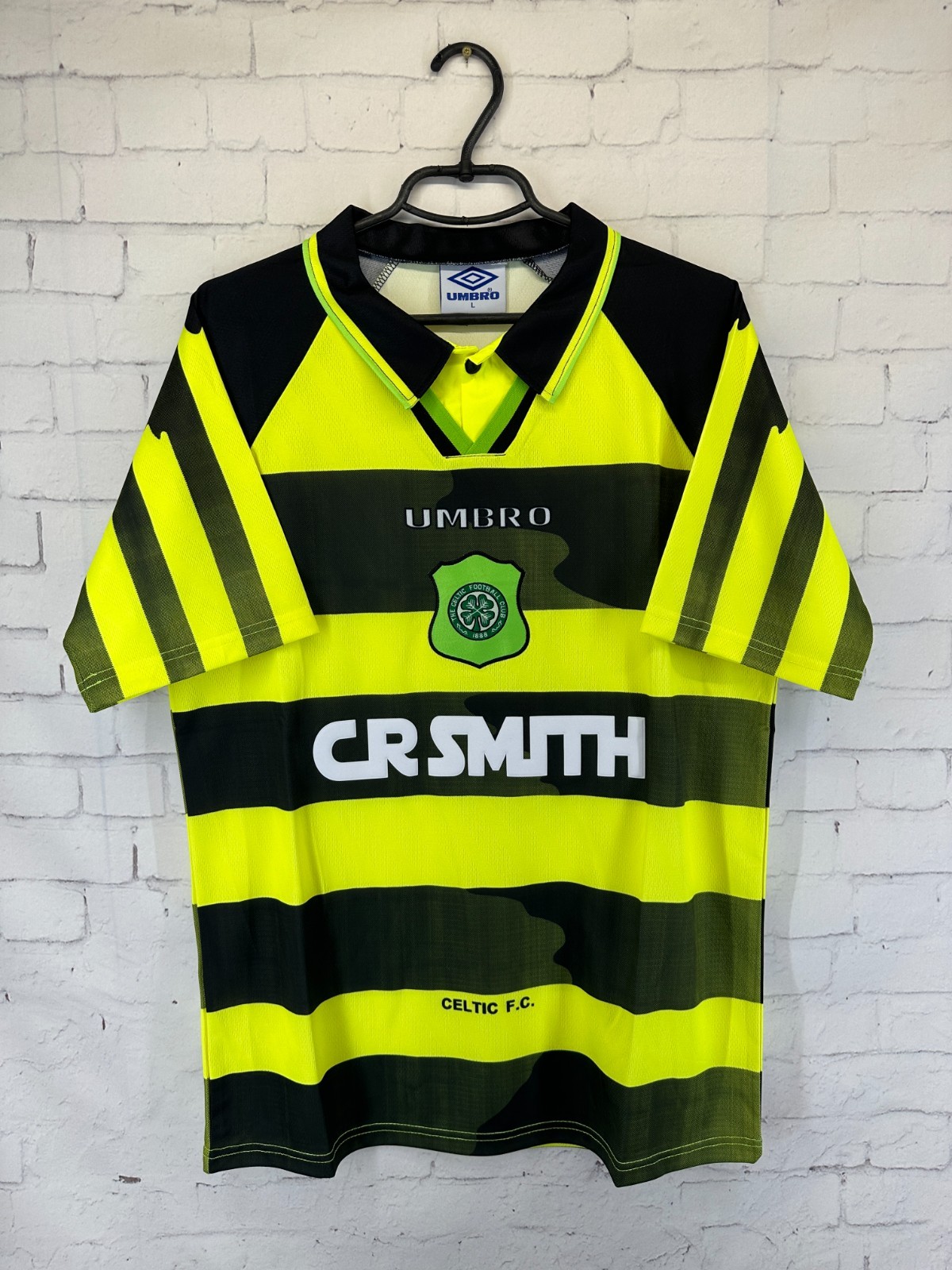 CELTIC SCOTLAND 1996 1997 RETRO VINTAGE SOCCER FOOTBALL SHIRT JERSEY AWAY SIZE L