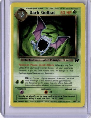 Dark Golbat (24) Rare Team Rocket 24/82 LP