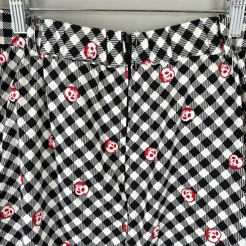 Disney Her Universe Gonna Donna Med Gingham Nero Bianco Veleno Mela Villians - Foto 4 di 9
