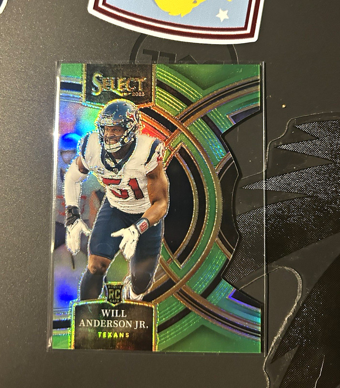 Panini 2023 Select Will Anderson Jr Texans Premier #125 Neon Green Prizm /499