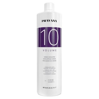 Pravana 10 Volume Creme Developer 33.8 oz -New