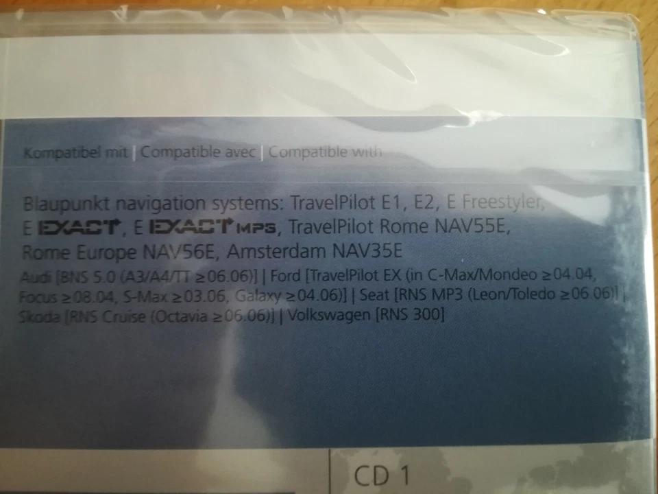 Hauptverkehrsstraßen Europas 2018 Navigation CD Blaupunkt TravelPilot E (EX) - Bild 3 von 3