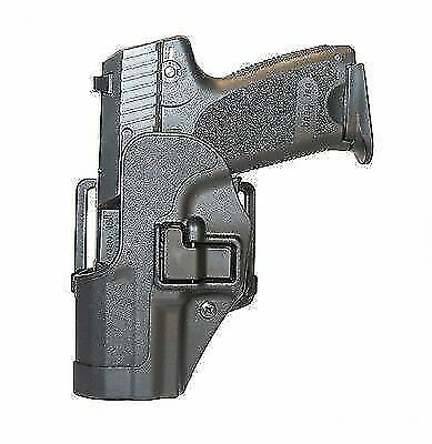 Galco Fletch High Ride Belt Holster For Glock 17/22/31 - Black, Left-Hand, Premium Saddle Leather