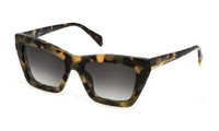 Blumarine Sonnenbrille SBM830V 0ADD Havana Rauch Damen