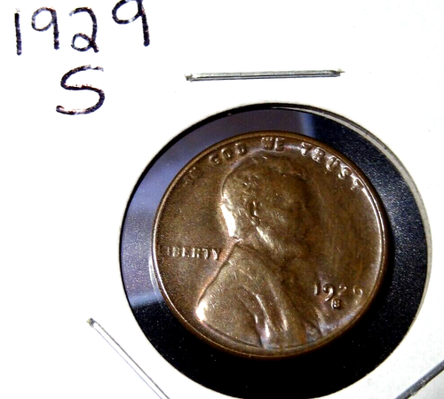 1929-S Lincoln Wheat Cent US Penny Coin