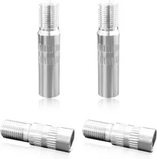 4 PCS Car Valve Caps Stem Extension, 19.5Mm Screw-On Tire Valve Extender, Wheel