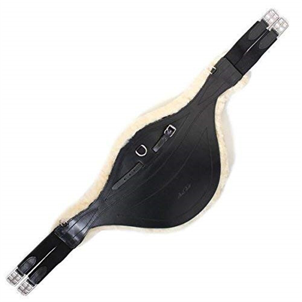 Mark Todd Stud Girth With Detachable Sheepskin negro cream - 52 Mark Todd Stud Girth With Detachable Sheepskin negro cream - 52