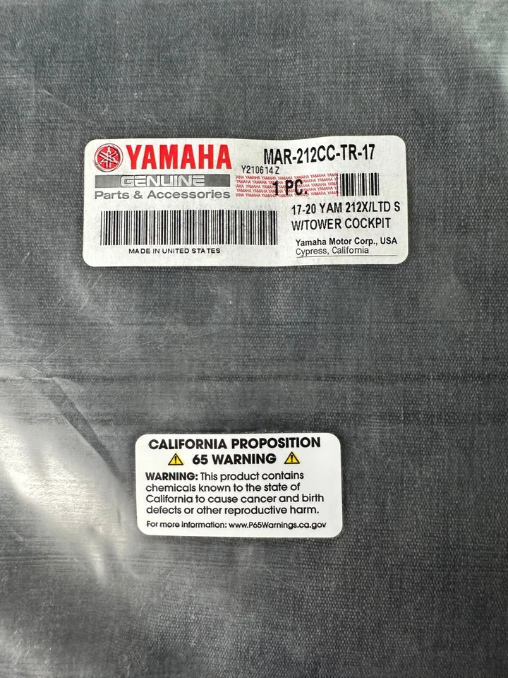 YAMAHA COCKPIT 2017-2020 212X/LTD S COM TORRE ARDÓSIA - NOVO MAR-212CC-TR-17 - Imagem 2 de 3