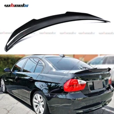 PSM STYLE CARBON FIBER TRUNK SPOILER WING FOR 2006-11 BMW E90 3 SERIES M3 SEDAN 
