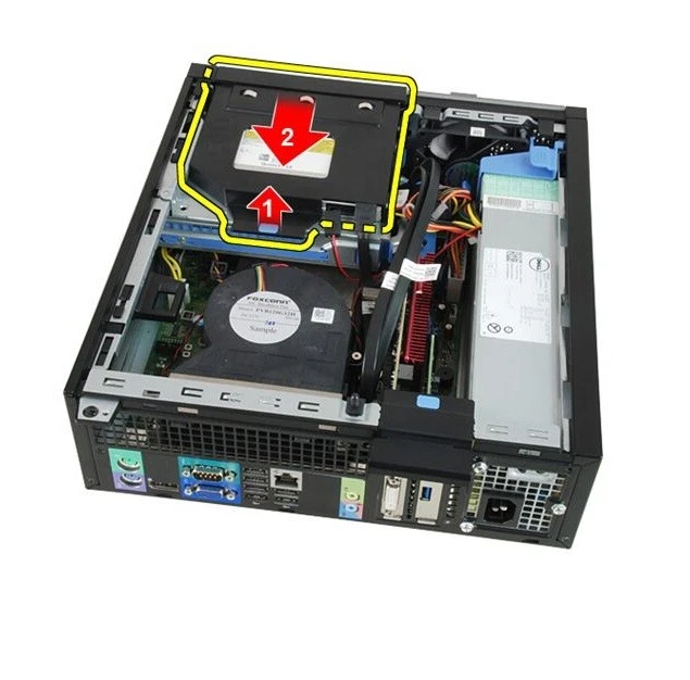 Dell OptiPlex 790 SFF (256GB SSD, Intel Core i5 2nd Gen, 3.1GHz, 8GB) PC Desktop - Image 3 of 4