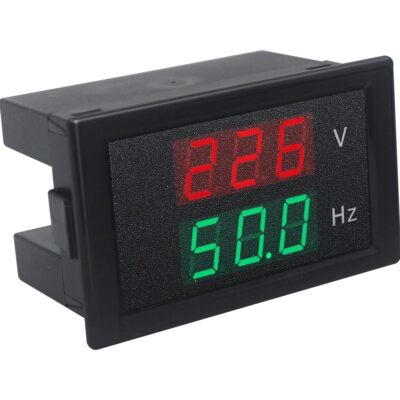 Digital Ac Voltmeter Panel Mounting Meter Ac80300v Frequency Counter 45.065.0 Hz