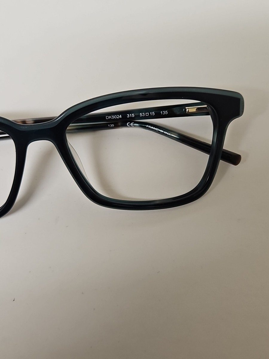 DKNY DK5024 315 Teal Tortoise Cat Eye Full Rim Eyeglasses 53  display picture 2