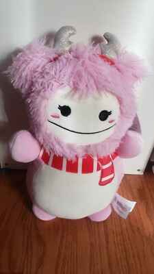 10” Squishmallows Hugmee Hug Mee Brina Bigfoot Holiday 2023 NEW