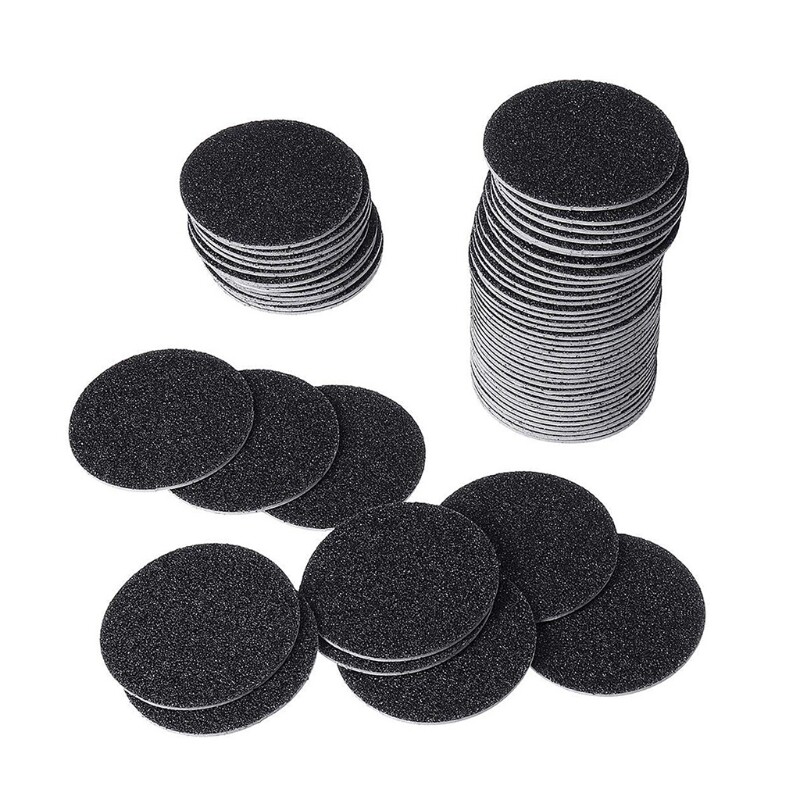60 Counts Regular Replacement Coarse Sandpaper Discs Pads for Electric