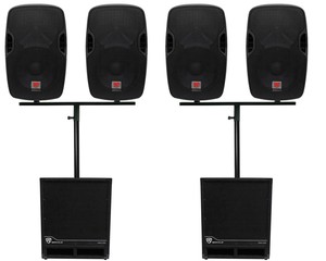 rockville powered speakers