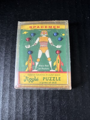 VINTAGE SPACEMEN  JIGGLE  PUZZLE-1957 COMEN TATER, INC-ORIGINAL