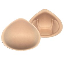 Pair of Sponge Foam Breast Forms Bra Enhancers Insert Pads Swimsuits Bikini