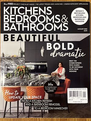 Kitchens Bedrooms And Bathrooms Magazine Beautiful Bold Dramatic Jan. 2023￼