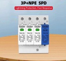 Surge Protector Low-voltage Device AC SPD Lightning Arrester 40KA 50KA T1 T2