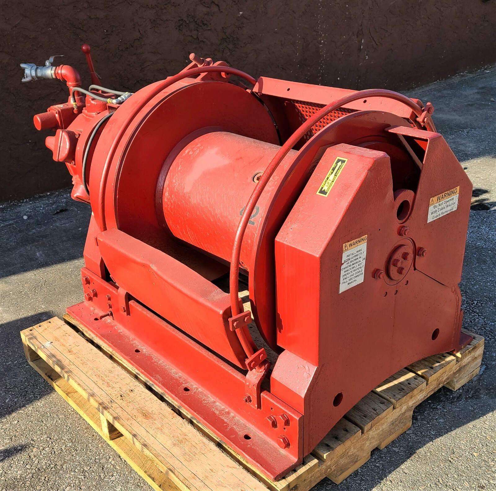 Thern TA5P24AK1 10,000lb Air Tugger, Air Winch eBay