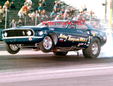 Mickey Thompson Danny Ongais 1969 Ford Mustang NITRO Funny Car PHOTO! #(9)