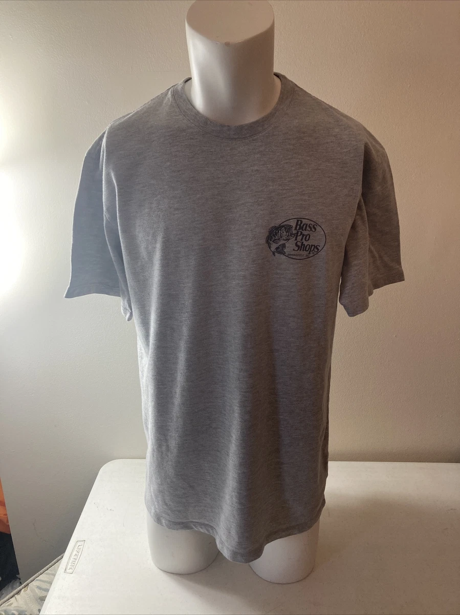 Bass Pro Shops gray t-shirt Men's Medium fishing