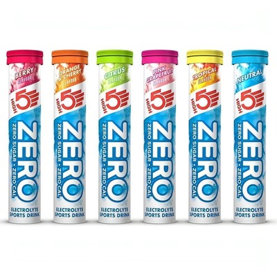High 5 Zero Electrolyte Sports Hydration Drink - 20 Tablet Pack of 8