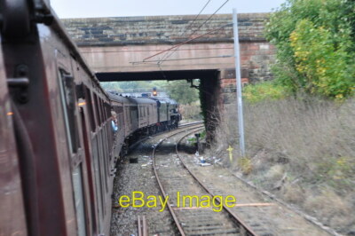Photo 6x4 Steaming into Carlisle Scots Guardsman rounding a bend into the c2010