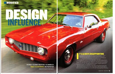 1969 CHEVROLET CAMARO COPO TRIBUTE 454/560-HP ~ GREAT 6-PAGE ARTICLE / AD