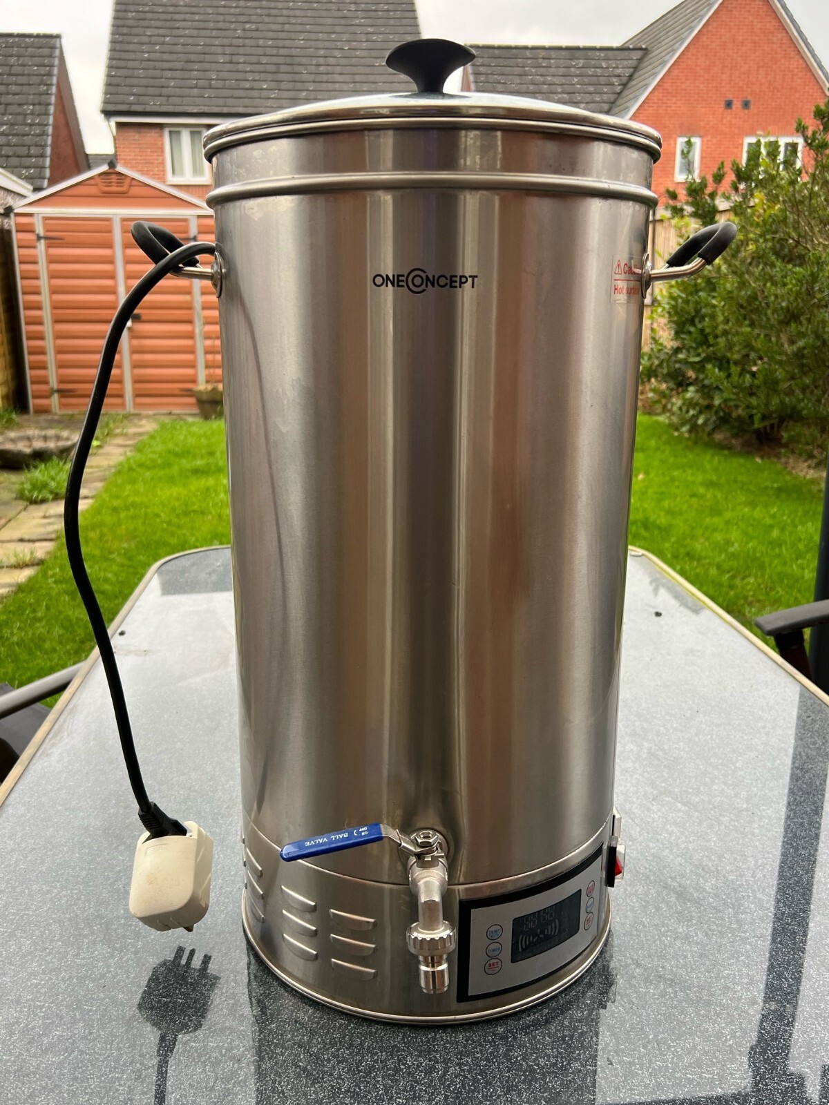 OneConcept Mash Kettle 30 Litre All Grain Home Brewing System Kettle eBay