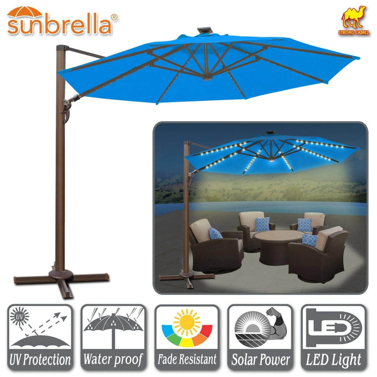 custom size patio umbrellas Custom Patio Umbrellas - Outdoor Market Umbrellas, No Minimum