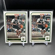 2023-24 Panini NBA Hoops Bobby Portis #202 Milwaukee Bucks Lot Of 2 Cards