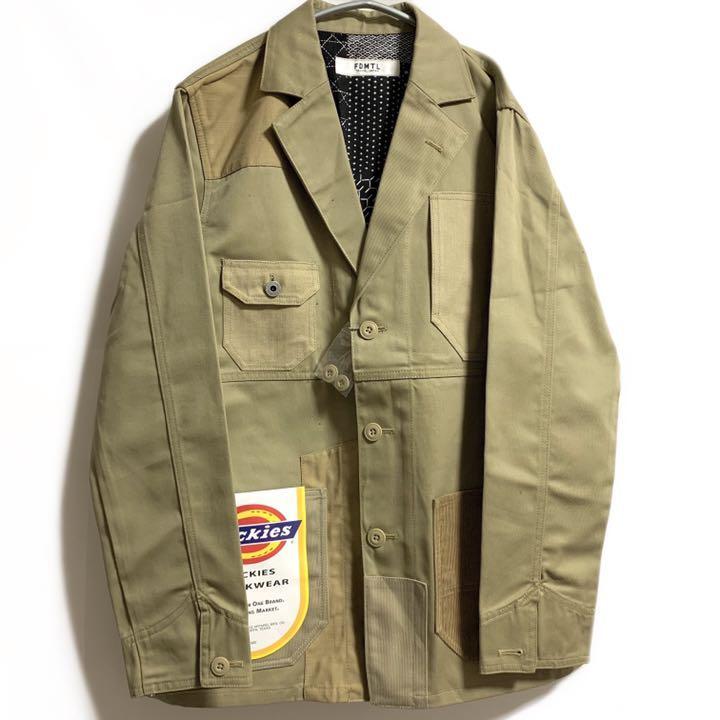 FDMTL/DICKIES PATCHWORK カバーオール FDMTL DICKIES PATCHWORK COVERALL Size 3 Beige Used From