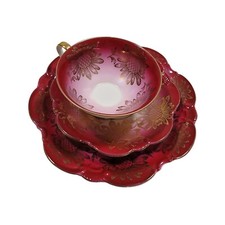 Johann Seltmann Vohenstraub Cup Saucer Dessert Plate Bavaria - 3 Piece Set NUM