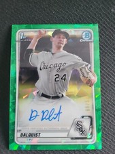 2020 Bowman Chrome Andrew Dalquist 1st Bowman Chrome Green Refractor Auto 79/99