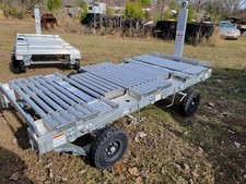 (2) 2015 Quality Corp. 10k lb Lift Rollertop Aluminum Cart - Made in USA