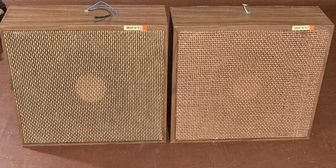 Vintage Dukane Speakers
