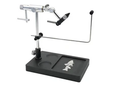 Nirvana V2 Rotary Fly Tying Vise with Travel Base (silver color)
