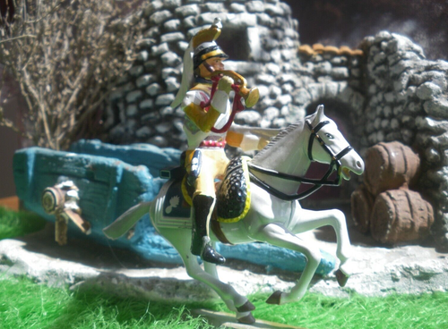 Figurine King & Country TRW 23 - Trompette 7ème De Cavalerie - 1/32 - Neuf