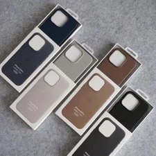 For iPhone 16 Pro Max 16 Pus 16 Pro 16 Original Leather Phone Case With Magsafe