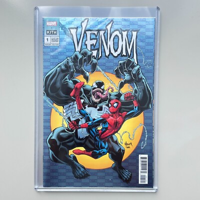 Kith x Marvel Venom Spiderman Blue Variant Cover Comic Book #1