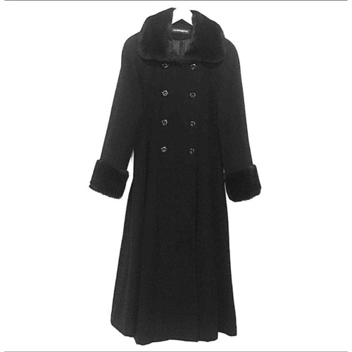 Cappotto lana nero Donny Brooks taglia 2 - Foto 3 di 5