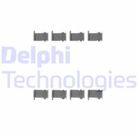 Delphi LX0226 ZubehöRsatz, Scheibenbremsbelag FüR Daihatsu Mitsubishi Proton