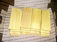 16 Osage Orange Knife Scales  2" Wide 5" long 1/2" * 1/4" * 3/8" Thick 