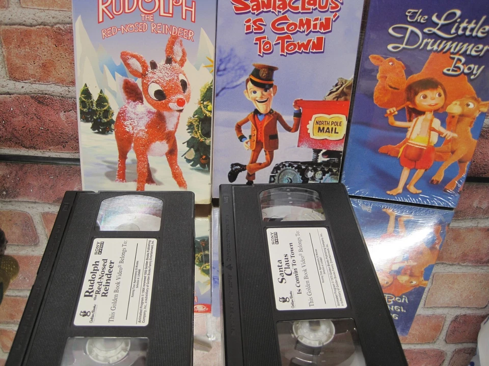 Golden Books Christmas Classics Video Collection 3 Movie Set VHS 2001 X-Mas - Image 3 of 3